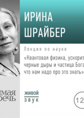 Лекция «Квантовая физика, ускорители, черные дыры и частица Бога: что нам надо про это знать» (Ирина Шрайбер)