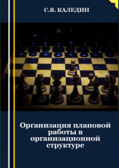 Организация плановой работы в организационной структуре (Сергей Каледин)